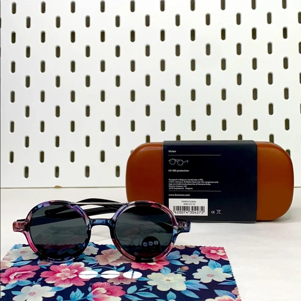 KOMONO Women’s Vivien Floral Sunglasses New